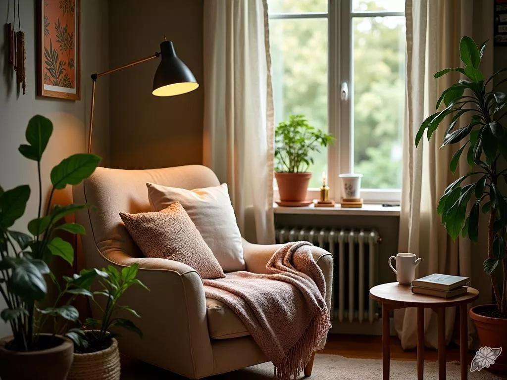 Décoration apaisante : idées pour un coin lecture sensoriel