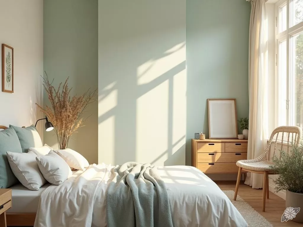 Palette de couleurs douceur pour une chambre propice au calme