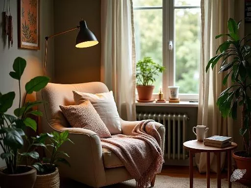 Décoration apaisante : idées pour un coin lecture sensoriel