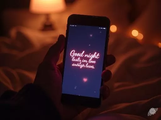 Des SMS bonne nuit romantiques pour nourrir la passion et la complicité